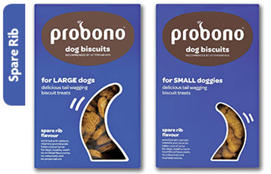 Probono Dog Biscuits for Large Dogs-Spare Ribs