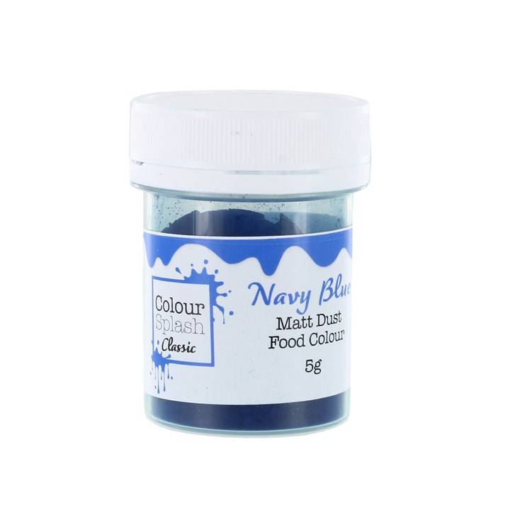 Colour Splash Food Colouring Dust - Edible Powder for Cakes 5g - Matt Navy