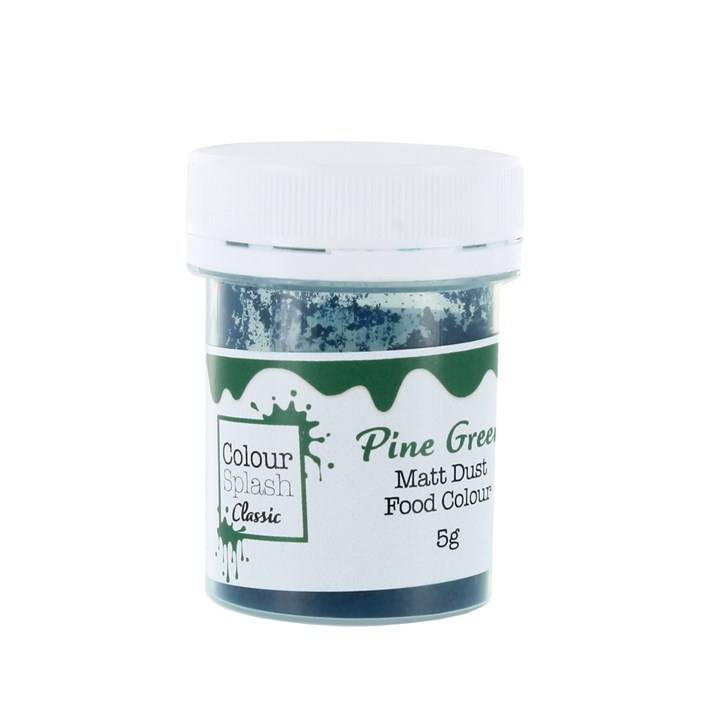 Colour Splash Food Colouring Dust - Edible Powder for Cakes 5g - Matt Pine Green