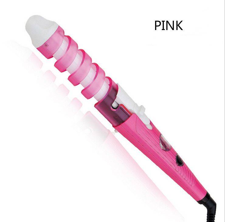 Hot New!! Spiral Hair Curler Tourmaline Ceramic Curling Iron