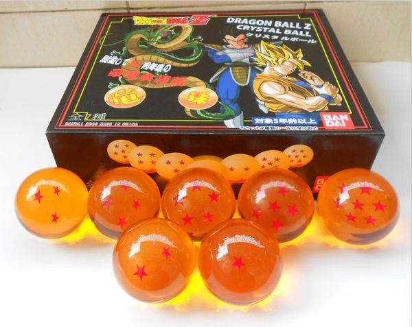 Dragon Ball Z Dragonballs Crystal Ball Set of 7pcs Anime New in Box