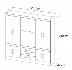 Murano Wardrobe 10D