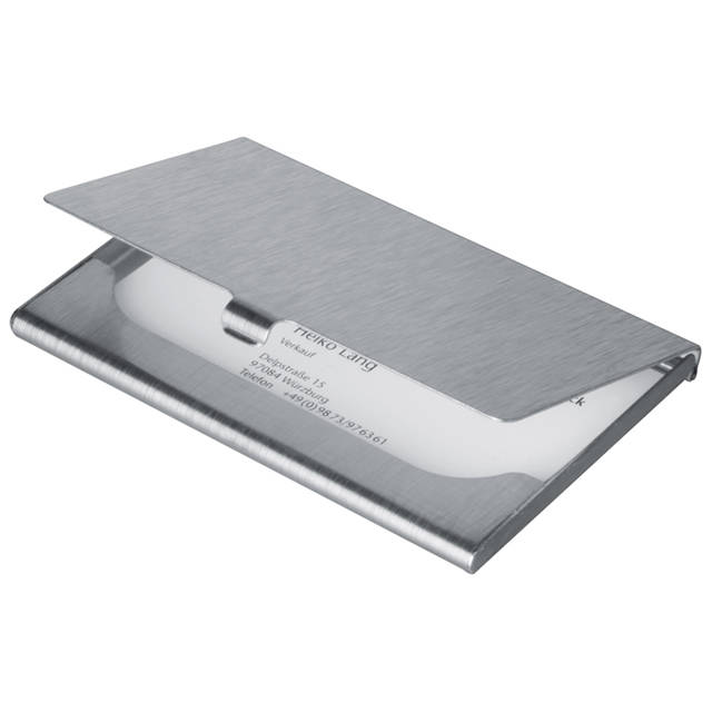 Aluminium business card holder (22225)