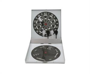 Aluminium magnetic dart set with hook for wall mounting