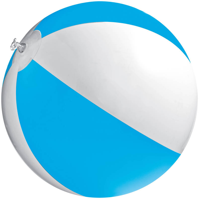 150 x Bicoloured beach ball - light blue (51051) - free delivery