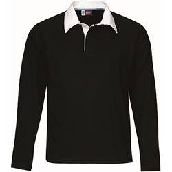 US Basic Brisbane Rugby Shirt - Men's - black (BAS-813)