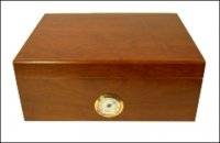 Cigar Humidor - Brown for 75 Cigars (HUM014)