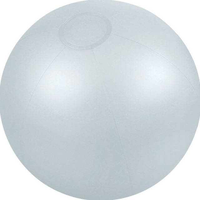 Monocolour beach ball - white (51029)