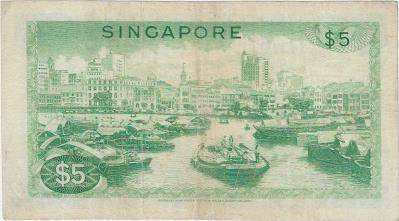 (Item 00311) Singapore Bank Notes - Post 1950 3 values $10, $5 and $1 Circulated