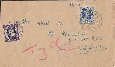 (Item 00724) Southern Rhodesia - Rhodesia & Nyasaland 1957 - 59