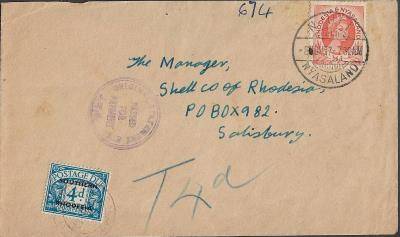 (Item 00724) Southern Rhodesia - Rhodesia & Nyasaland 1957 - 59