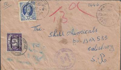 (Item 00724) Southern Rhodesia - Rhodesia & Nyasaland 1957 - 59