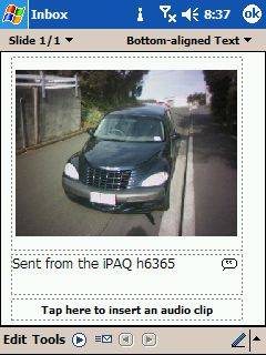 h6365/h6315 MMS support directly from Pocket Inbox