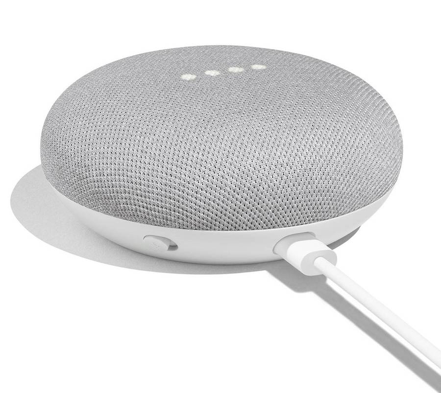 Google Home Mini Smart Speaker - Chalk - Refurbished (bulk packaging)