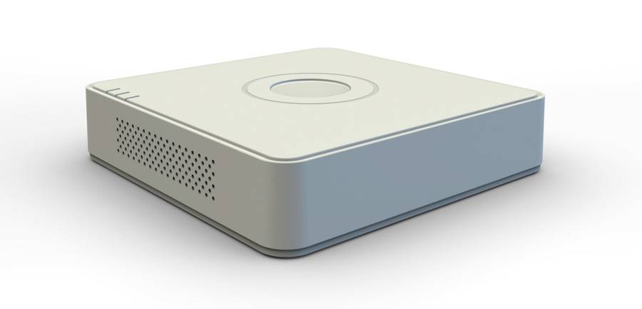 Hikvision 4-Ch TURBO HD 720P Embedded DVR. H.264, Analogue and HD-TVI video input - Hikvision
