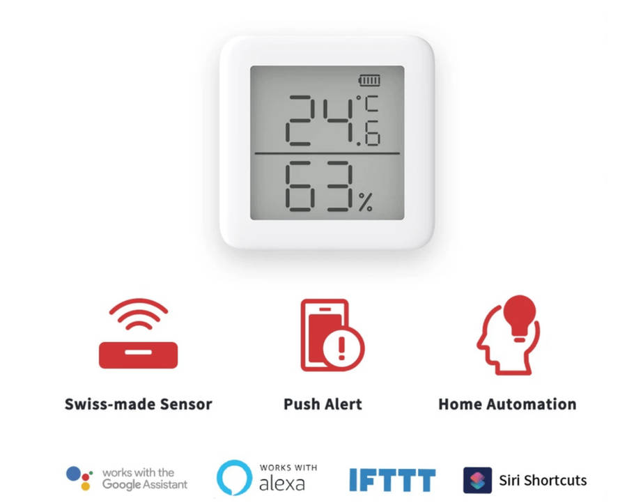 SwitchBot Thermometer Hygrometer - Wireless Temperature Humidity Sensor with Home Assistant