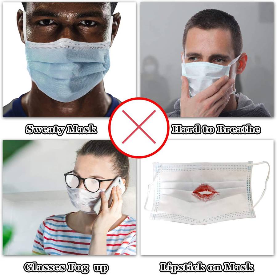 Face Mask Inner Support Bracket - More Space for Comfortable Breathing - Washable Reusable