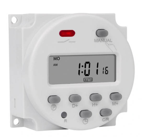 CN101A Digital Microcomputer 7 day Weekly Programmer Electronic Timer Switch 12V