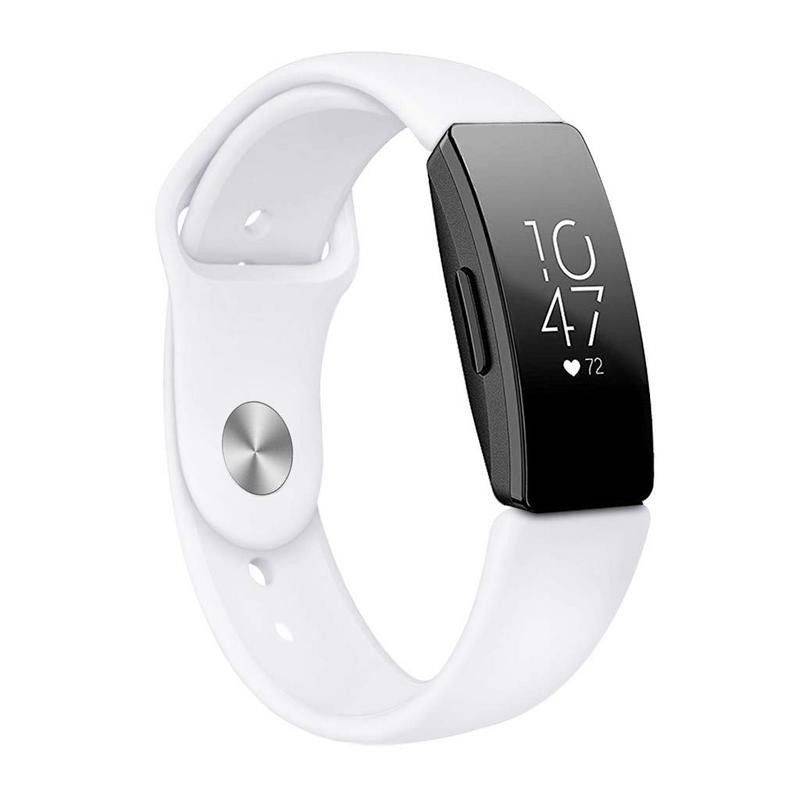 Fitbit Inspire Silicone Watch Strap White Small (5.5" - 6.7")