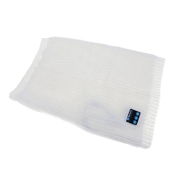 Warm Knitted Style Scarf with Built-in Wireless Bluetooth Headphones Black