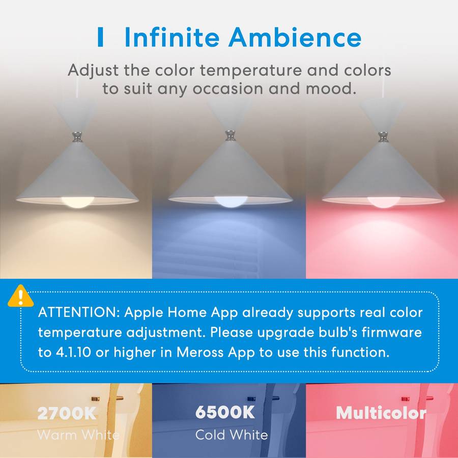 Meross Smart Wi-Fi LED 9W Bulb B22 (Bayonet) - Alexa/Google/Homekit Compatible