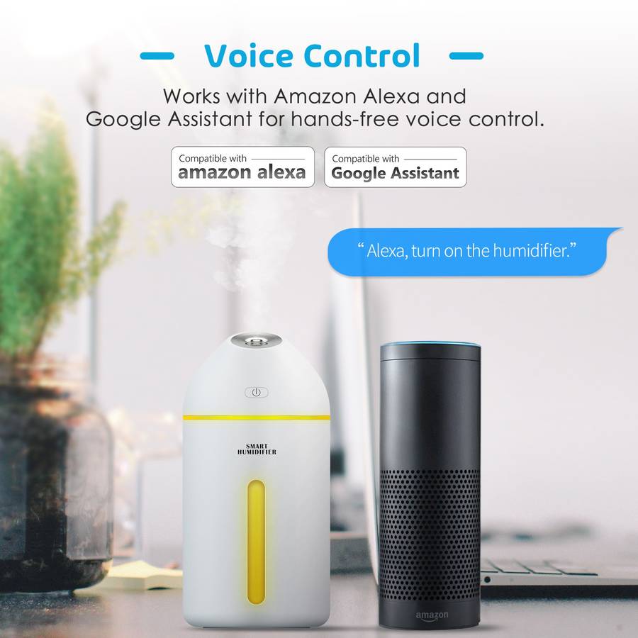 Meross Smart Wi-Fi Humidifier - Alexa/Google Compatible
