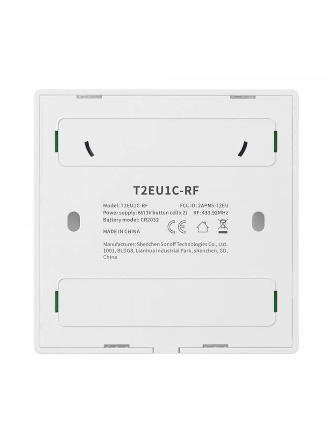 SONOFF T2EU-RF Smart Light Switch Extension Remote - RF Touch Remote Control 3 Gang