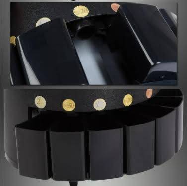 Coin Sorter and Counting Machine for Rands/ZAR - Black