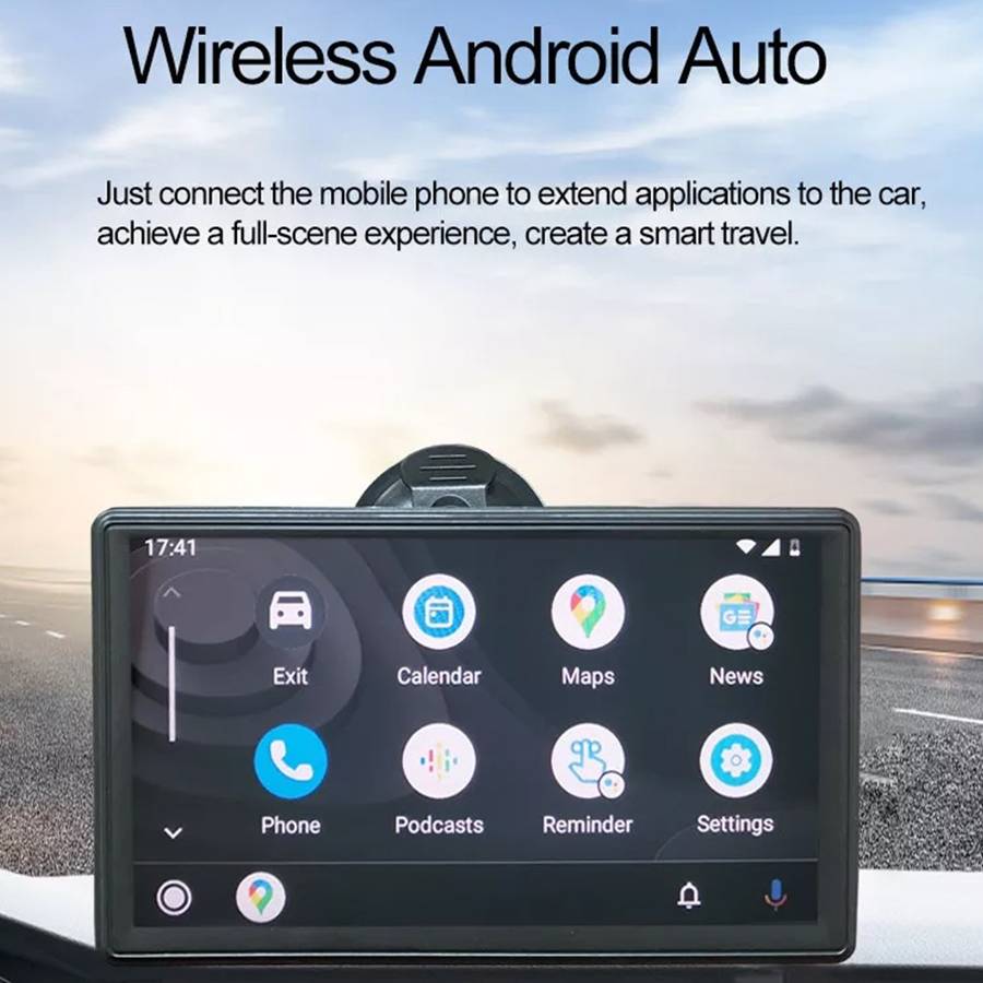 Wireless Apple CarPlay Android Auto Pad - supports iPhone and Android / Screen Mirror Standard