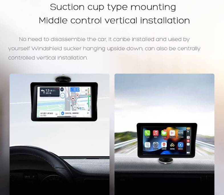 Wireless Apple CarPlay Android Auto Pad - supports iPhone and Android / Screen Mirror Standard