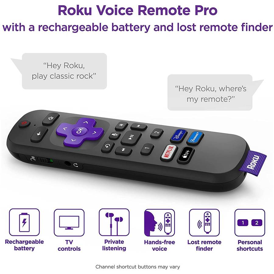 Roku Ultra 4K 4802 (2022) Streaming Device - HDR / Dolby Vision / Roku Voice Remote Pro / Hands-F...