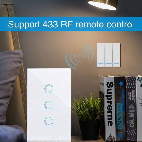 EWELINK Wifi Smart Light Switch (NO NEUTRAL REQUIRED) 2 Gang