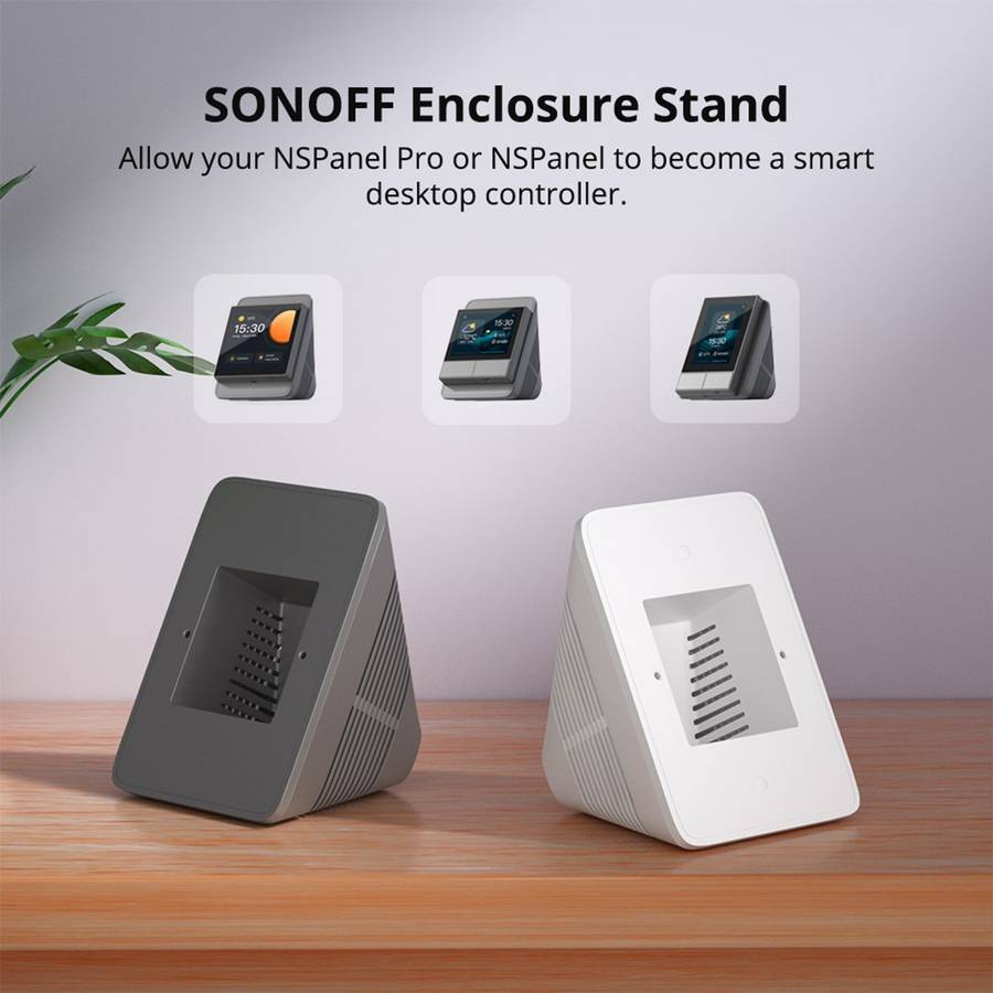 SONOFF DESK ENCLOSURE STAND - for NSPANEL & NSPANEL PRO White