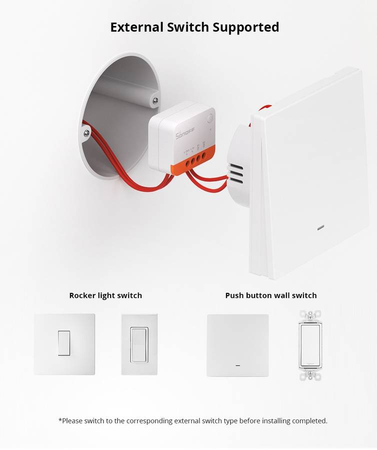 SONOFF ZBMINI-L2 - Extreme Zigbee Smart Switch (No Neutral Required) - BULK PACKAGED