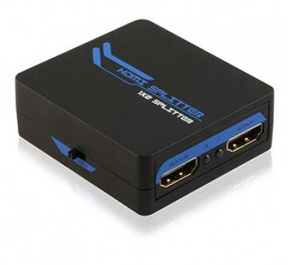 HDMI 2-Port Mini Splitter - up to 1080p resolution