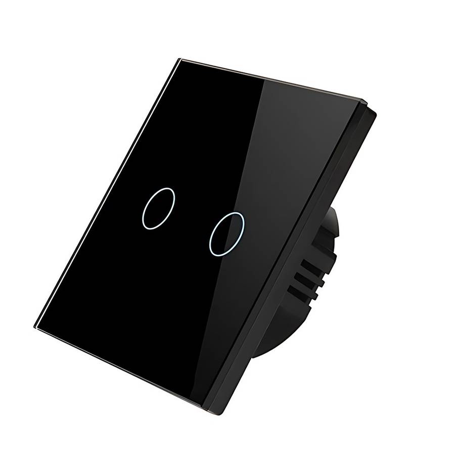 ZigBee Smart Light Touch Switch - available in 1 Gang- 2 Gang- and 3 Gang / 220V-250V / Black(Neu...