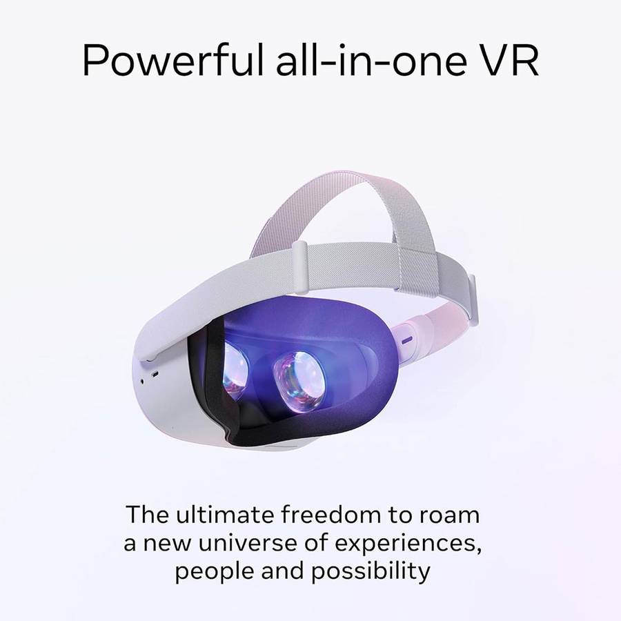 Meta Quest 2 - Advanced All-In-One Virtual Reality Headset 128GB