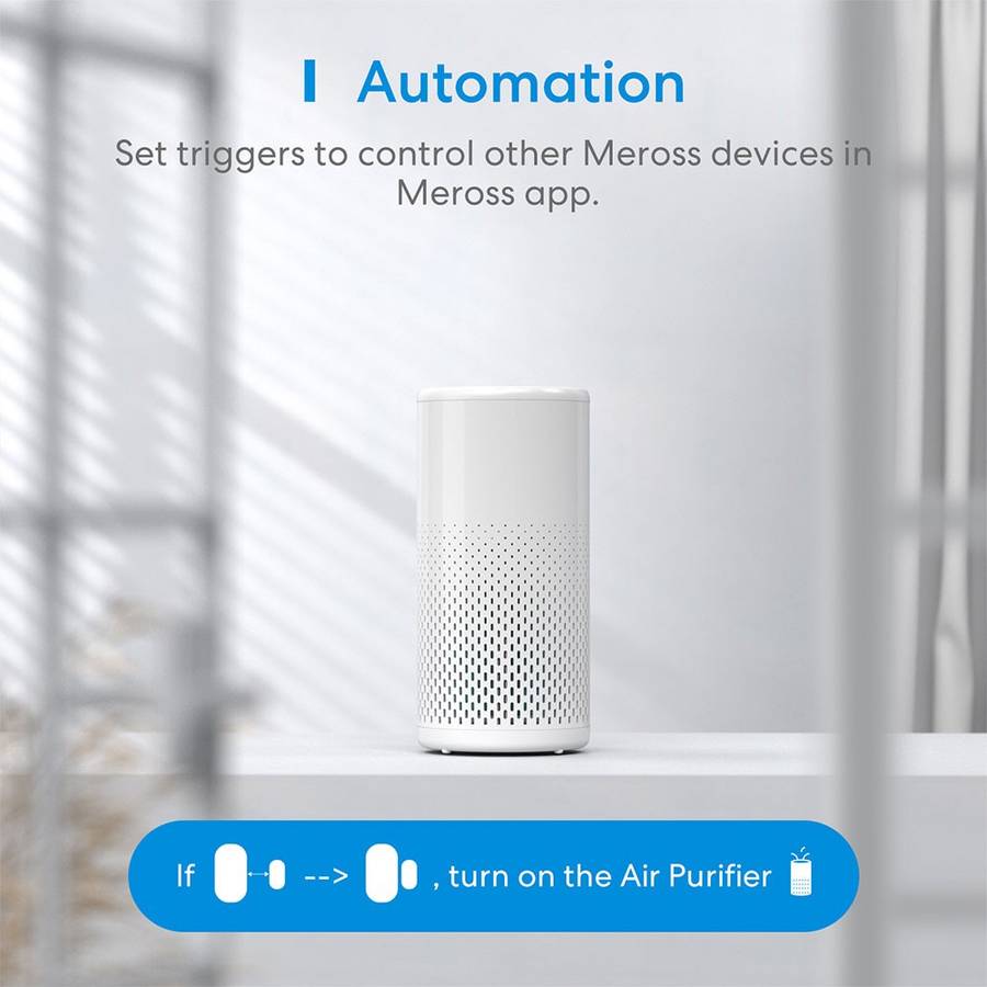 Meross Smart Door and Window Sensor - works with Apple HomeKit / Amazon Alexa and SmartThings (EX...