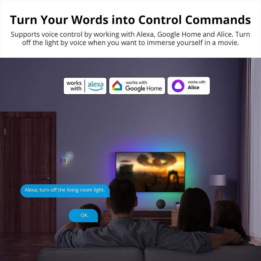 SONOFF TX Ultimate - Smart Touch Wall Switch - (Requires Neutral Wire) 4 Gang