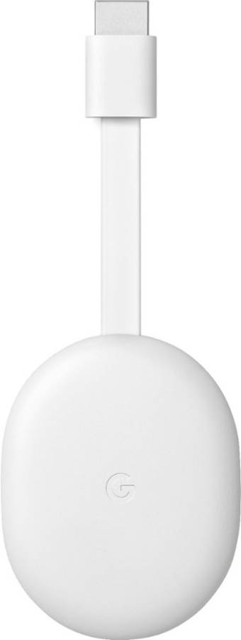 Chromecast with Google TV 4K HDR - Snow (REFURBISHED)