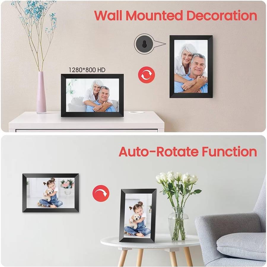 Frameo Wi-Fi Digital Photo Frame - for Photos & Videos / 15.6 Display / 32GB Storage