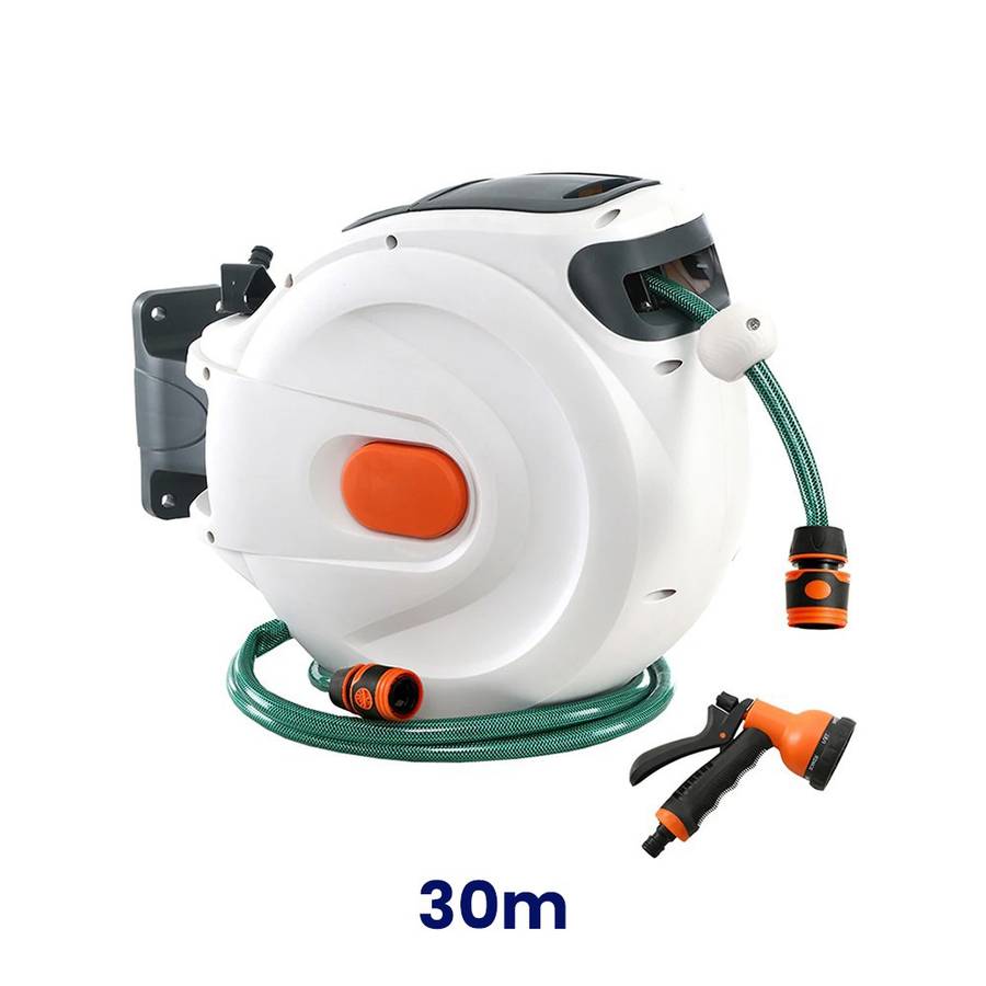 Wall-Mounted Garden Hose Pipe Reel -  A Practical and Stylish Addition to Your Garden / 10m- 20m-...