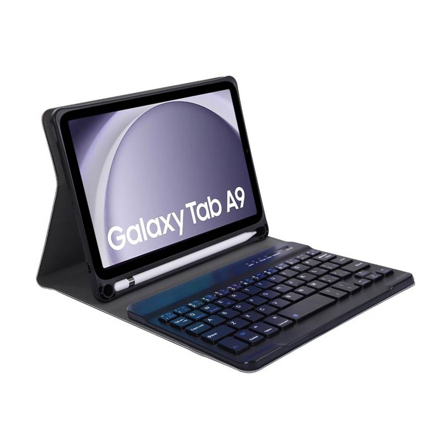 Bluetooth Keyboard Case for the Samsung Galaxy Tab A9 (2023) - 8.7 / Black (SM-X110/SM-X115)
