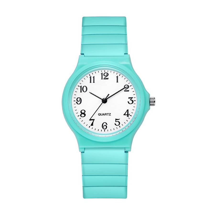 Kids Analogue Watch - Easy-to-read Analogue Display (Multiple Colors) Pink
