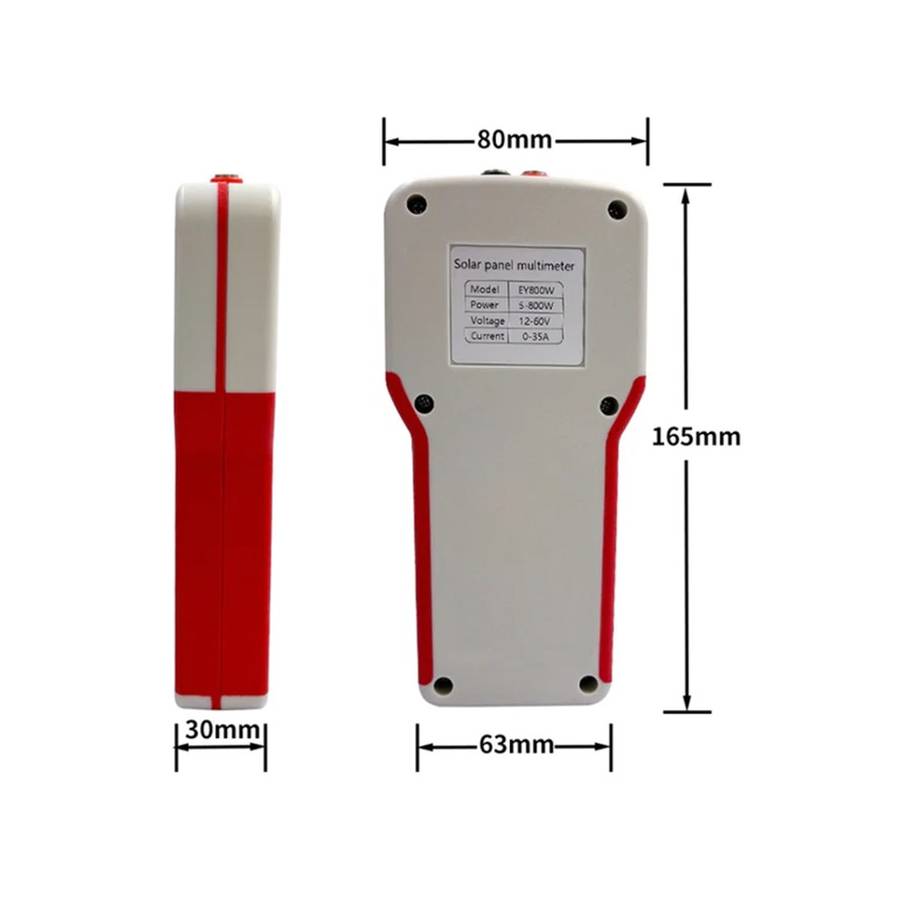 Elejoy Solar Panel Multimeter (EY800W) - Measure Power & Voltage (Open Circuit)