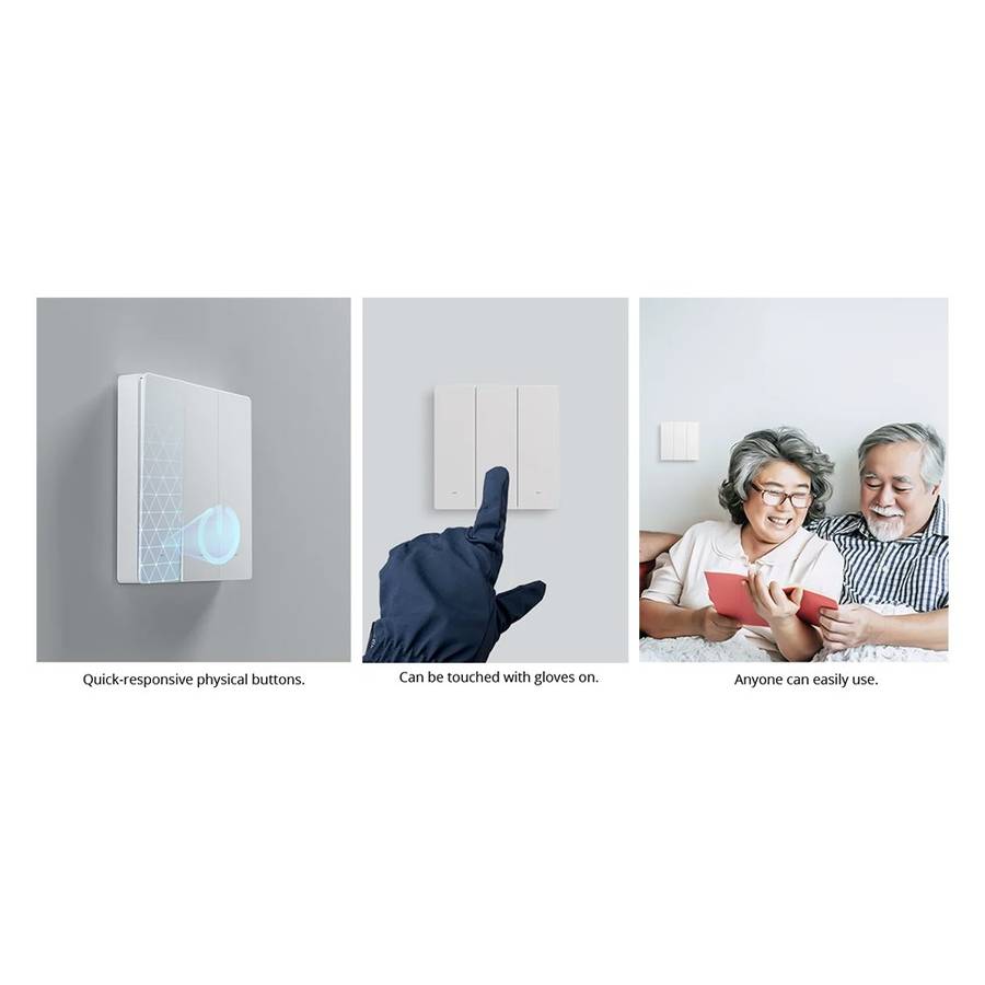 Sonoff M5 Matter Smart Wall Switch - Available in 1/2/3 Channel (White) 1 Gang