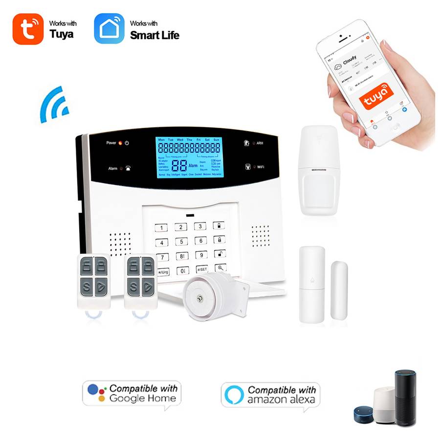 Tuya WIFI + GSM Alarm System Kit