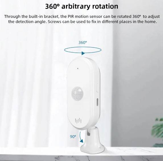 Tuya WIFI PIR Motion Detector With Siren