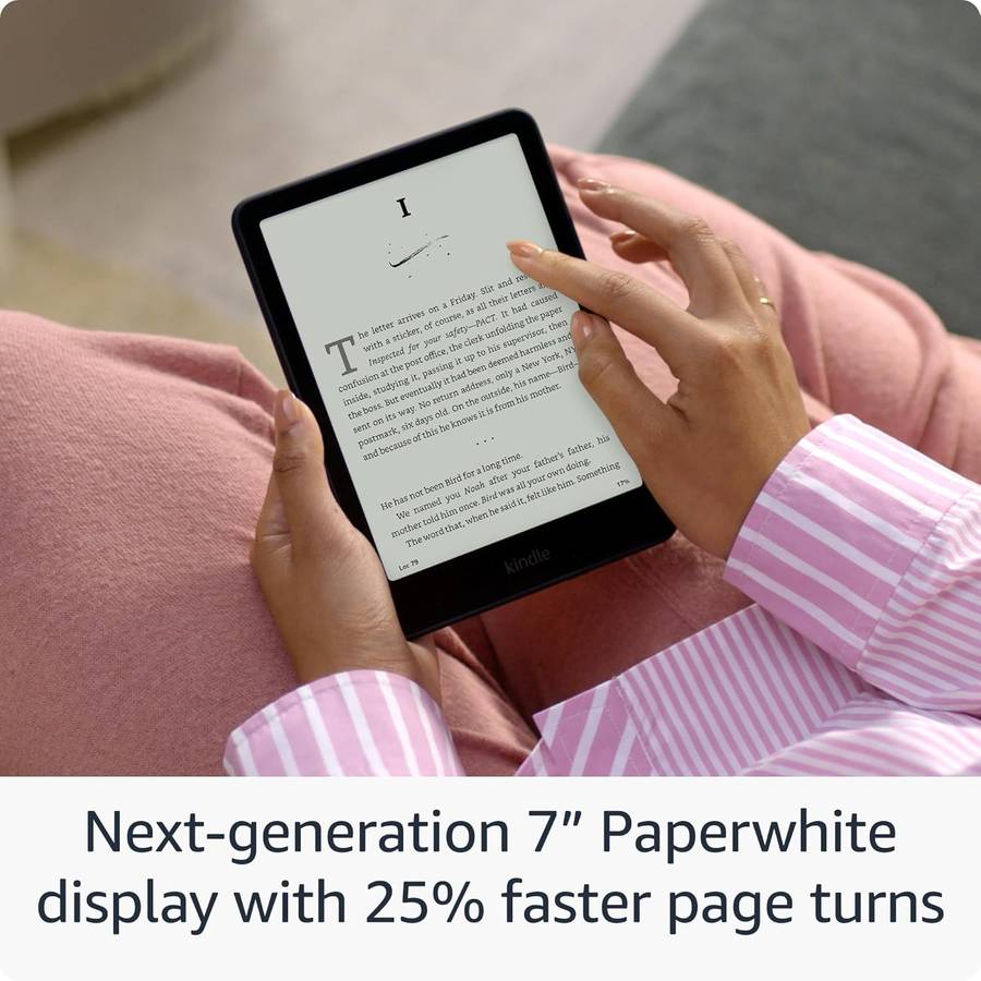 All-New Kindle Paperwhite (16GB)  Fast- Waterproof- and Glare-Free 7 Display with 12-Week B...