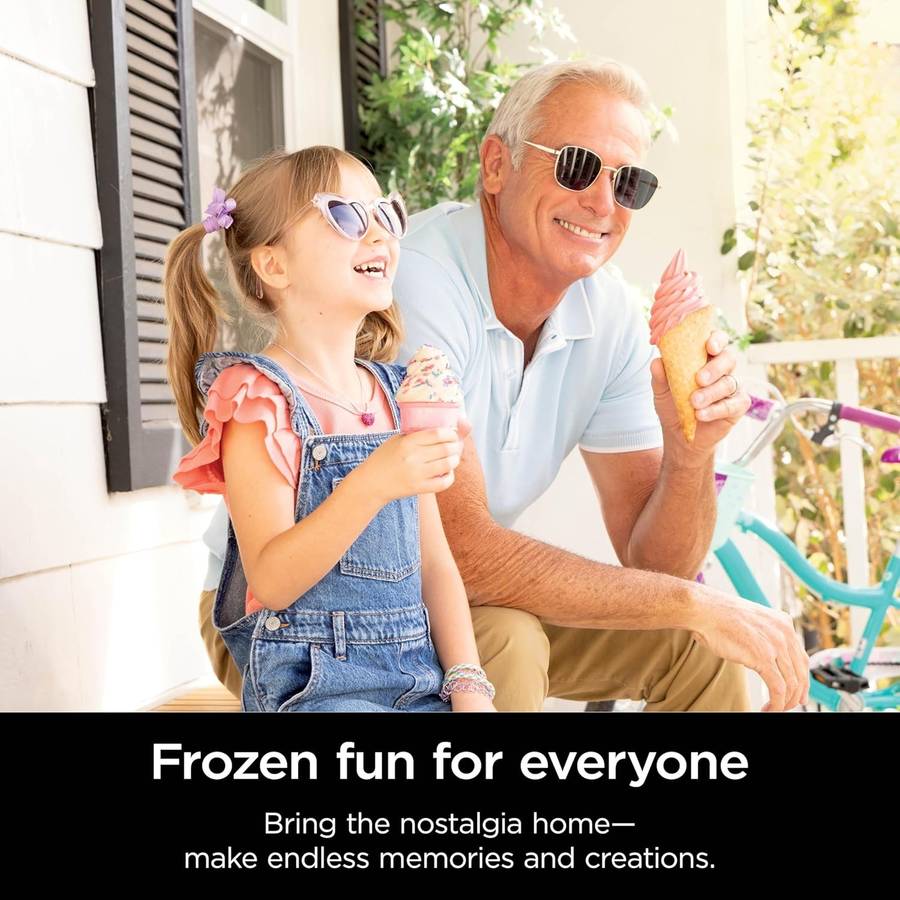 Ninja Swirl Ice Cream & Soft Serve Maker | 13-in-1 | Low-Calorie & Custom Treats | Includes 2 Pints